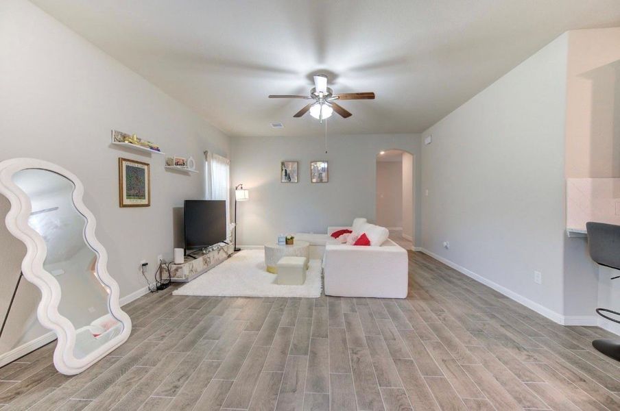 Furnished interior view inside a new home in Rosehill Meadow, Tomball (Image 10).