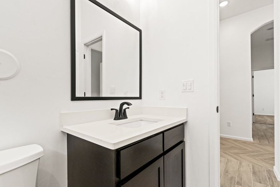 Furnished interior view inside a new home in Paseo Del Este Unit 9, El Paso (Image 13). Furnished interior view inside a new home in Paseo Del Este Unit 9, El Paso (Image 13).