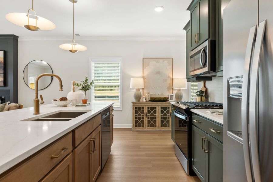 Representative furnished interior of a home built from the Fairview by Traton Homes in Winsome Park, Woodstock (Image 7).