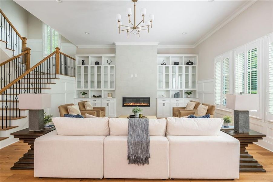 Furnished interior view inside a new home in , Brookhaven (Image 7).