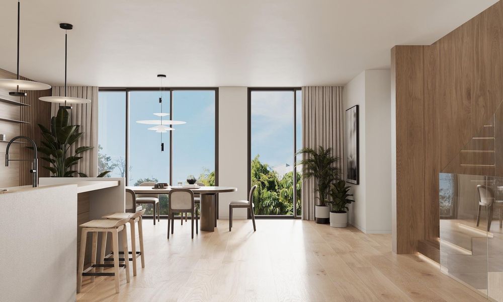 Furnished interior view inside a new home in , Fort Lauderdale (Image 11).