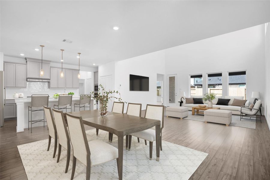 Virtually staged photo