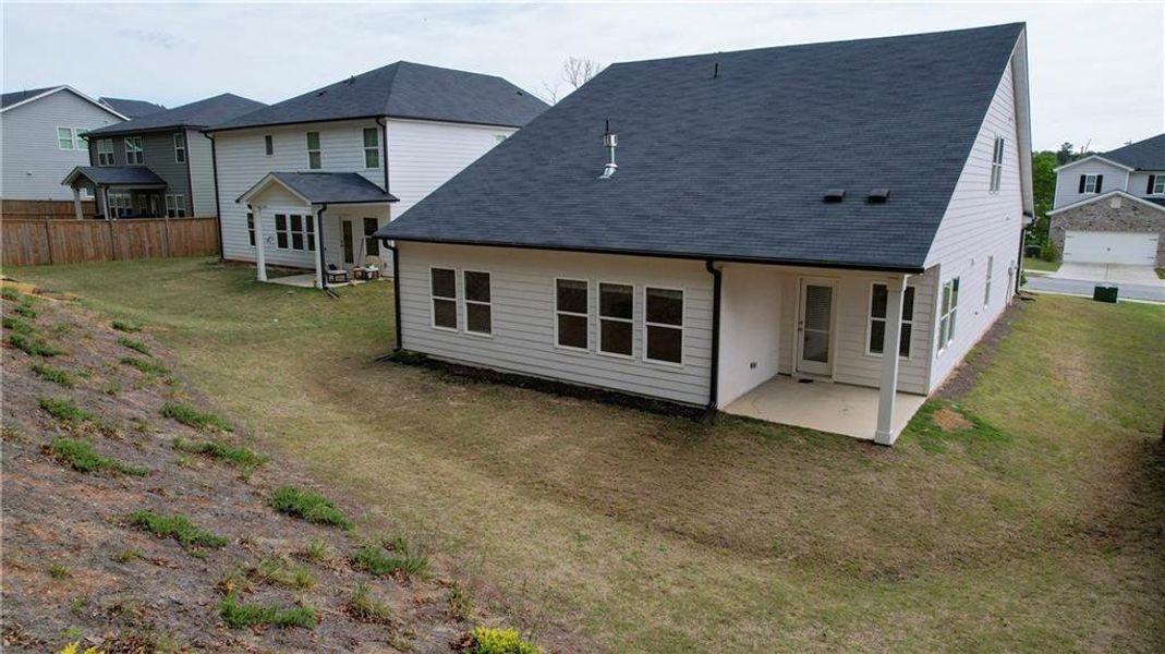 Exterior details and patio area of a home in , Canton (Image 26).