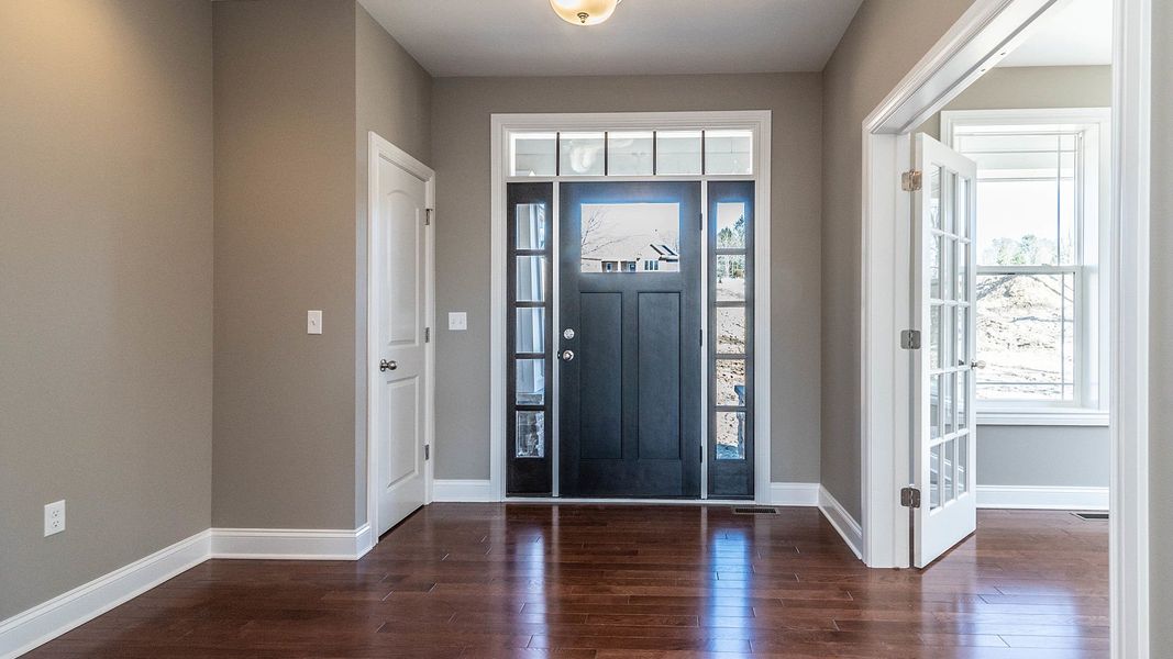 Representative unfurnished interior of a home built from the The Chesterfield by Norfolk Homes in Valleys, Jackson (Image 26).
