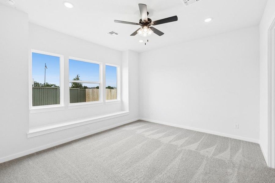 Spacious, unfurnished interior of a new home in Santa Rita Ranch, Liberty Hill (Image 11). Spacious, unfurnished interior of a new home in Santa Rita Ranch, Liberty Hill (Image 11).