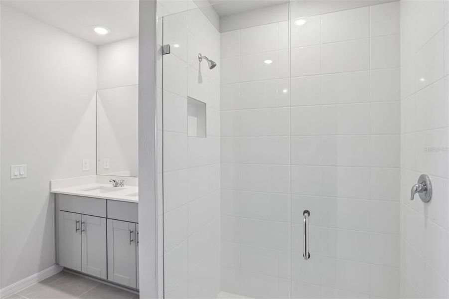 Furnished interior view inside a new home in Crescent Lakes - Premier Series, Punta Gorda (Image 10).