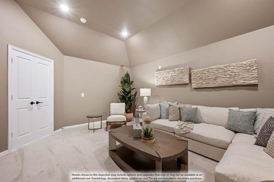 Furnished interior view inside a new home in Liberty, Melissa (Image 28).