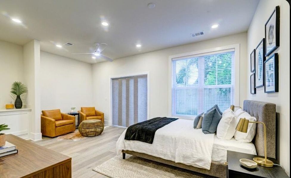 Furnished interior view inside a new home in Walk at Park Circle, North Charleston (Image 17).