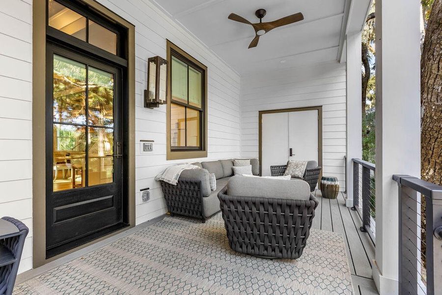 Exterior details and patio area of a home in , Seabrook Island (Image 30).