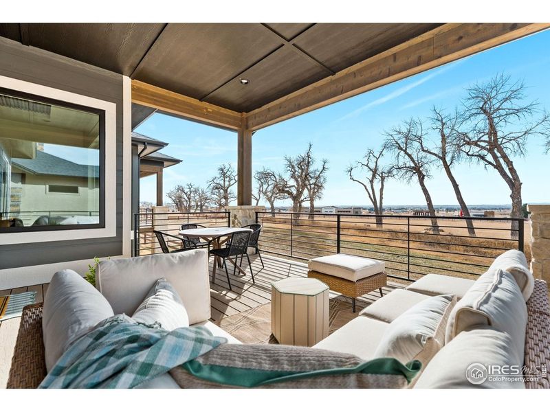 Exterior details and patio area of a home in , Timnath (Image 22).
