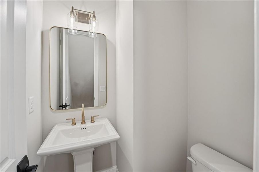 Furnished interior view inside a new home in Towns on Thompson, Alpharetta (Image 12).