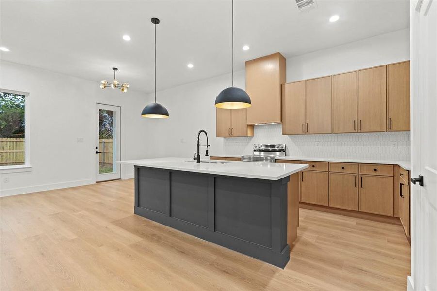 Furnished interior view inside a new home in , Dallas (Image 11).