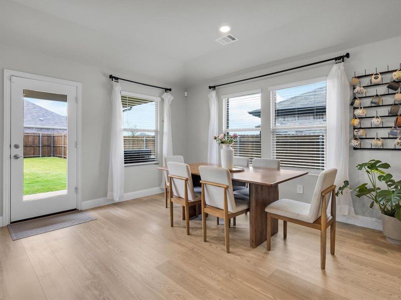 Furnished interior view inside a new home in Tesoro at Chisholm Trail Ranch, Crowley (Image 9).