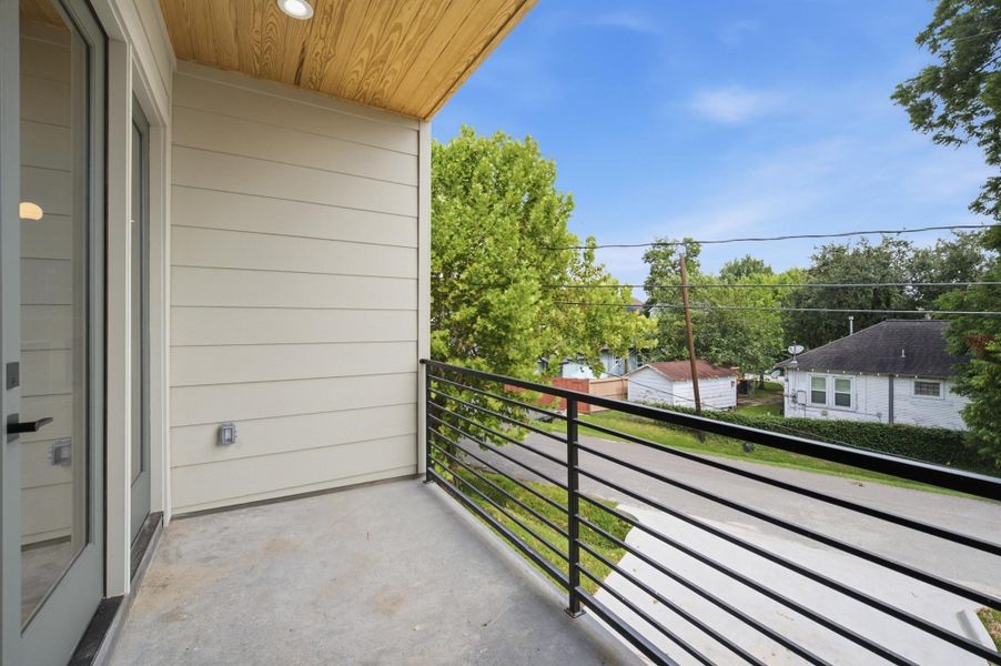 Covered balcony is approximately 14 ft x 6 ft Covered balcony is approximately 14 ft x 6 ft