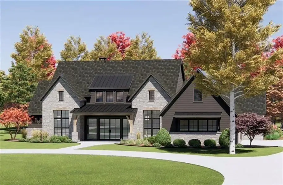 Front exterior of a new home in , Rome, GA, highlighting curb appeal (Image 6). Front exterior of a new home in , Rome, GA, highlighting curb appeal (Image 6).