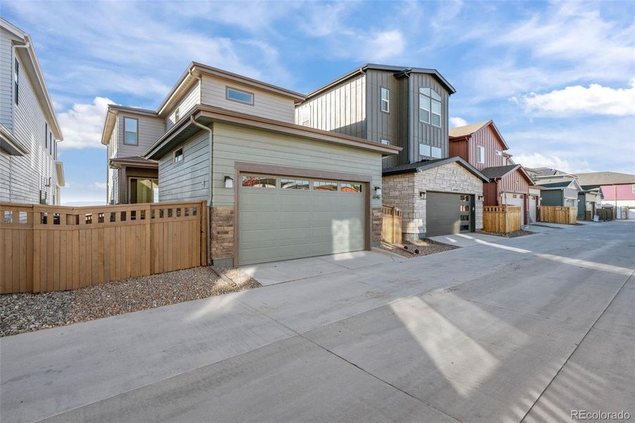 Exterior details and patio area of a home in Painted Prairie, Aurora (Image 27). Exterior details and patio area of a home in Painted Prairie, Aurora (Image 27).