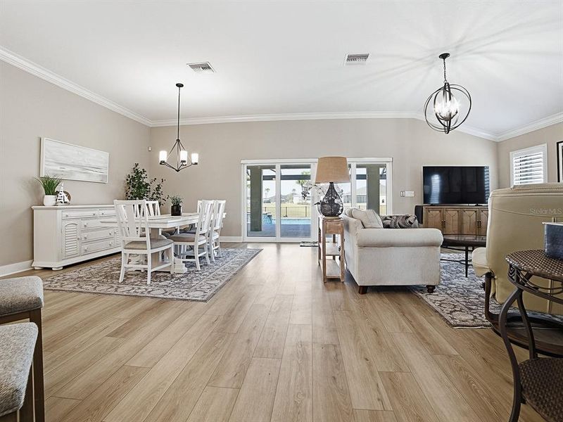 Furnished interior view inside a new home in , The Villages (Image 11). Furnished interior view inside a new home in , The Villages (Image 11).