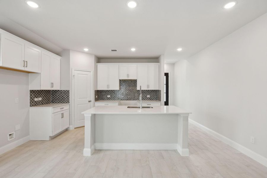 Furnished interior view inside a new home in Saint Tropez, Houston (Image 6). Furnished interior view inside a new home in Saint Tropez, Houston (Image 6).