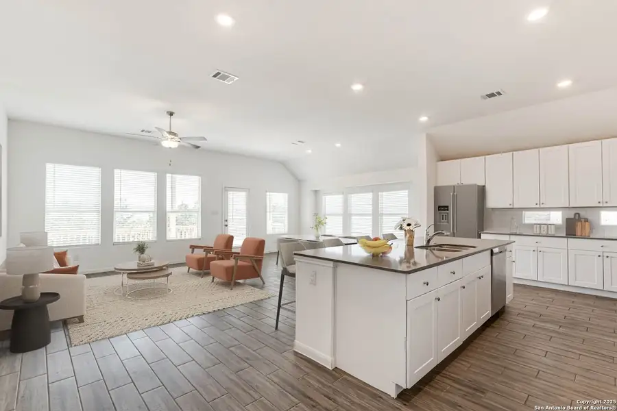 Furnished interior view inside a new home in Johnson Ranch: Brookstone II Collection, Bulverde (Image 15).