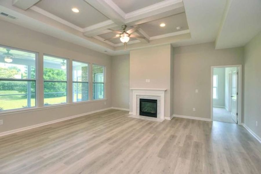 Representative unfurnished interior of a home built from the Sinclair by True Homes in Enclave at Wild Rose, Rock Hill (Image 10). Representative unfurnished interior of a home built from the Sinclair by True Homes in Enclave at Wild Rose, Rock Hill (Image 10).