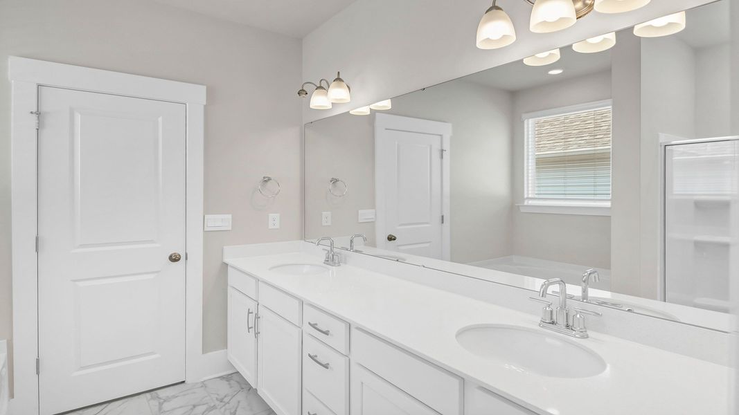 Furnished interior view inside a new home in Livingston Woods, Irmo (Image 8).