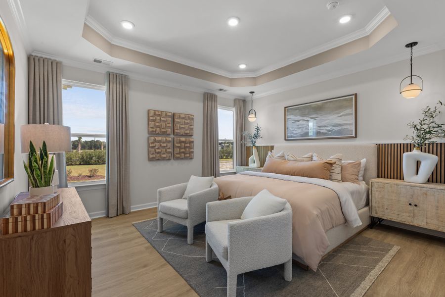 Furnished interior view inside a new home in Traditions at Carolina Forest, Myrtle Beach (Image 14). Furnished interior view inside a new home in Traditions at Carolina Forest, Myrtle Beach (Image 14).