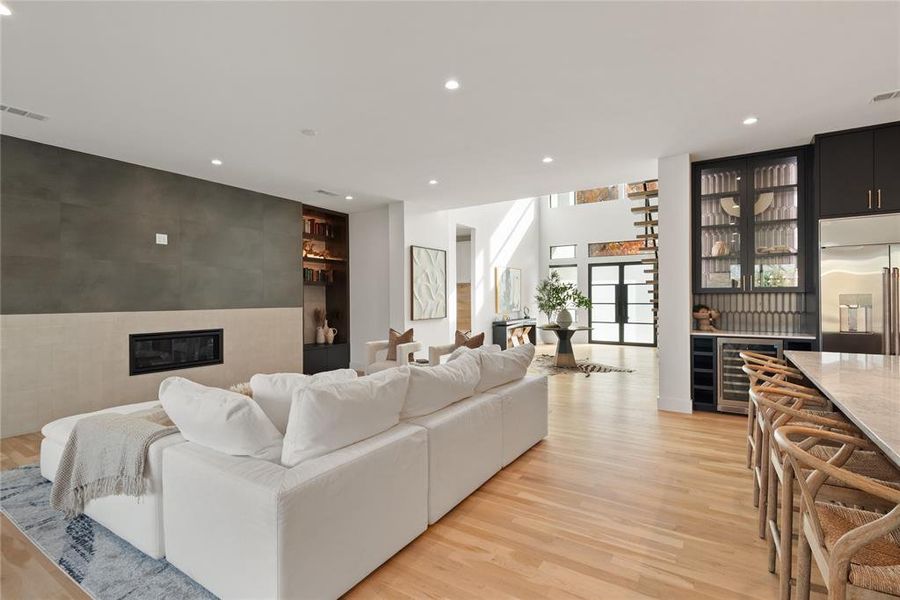 Furnished interior view inside a new home in , Dallas (Image 11).