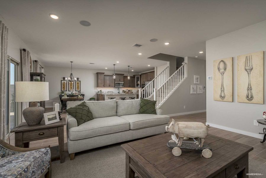 Living Room | Aspen | Northern Farms | New homes in Waddell, Arizona | Landsea Homes