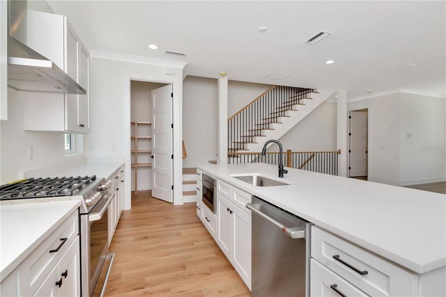 Furnished interior view inside a new home in , Tampa (Image 4). Furnished interior view inside a new home in , Tampa (Image 4).