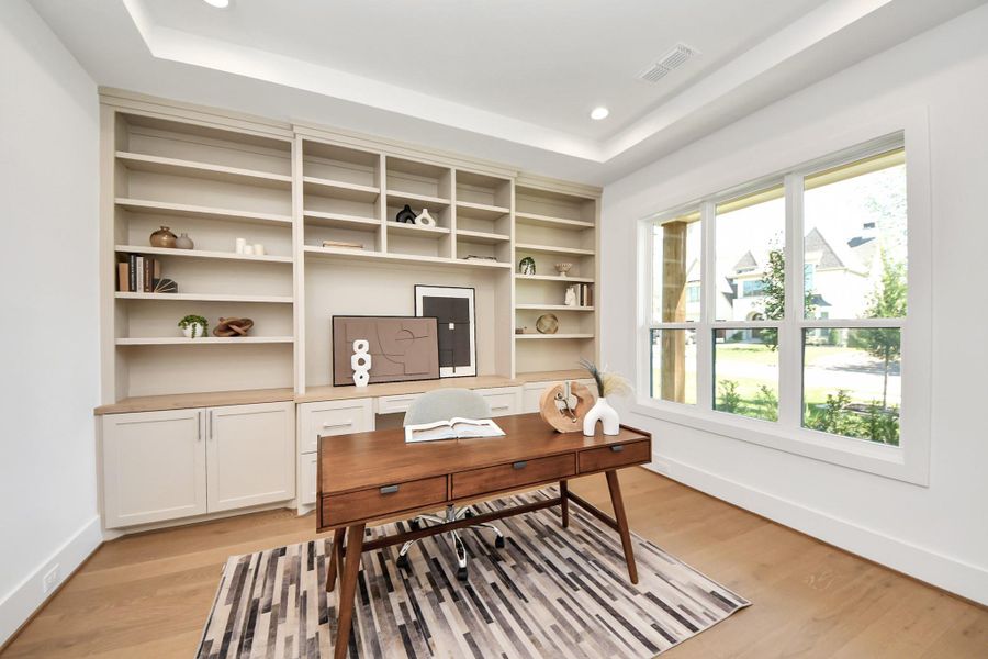 Furnished interior view inside a new home in , Houston (Image 12).