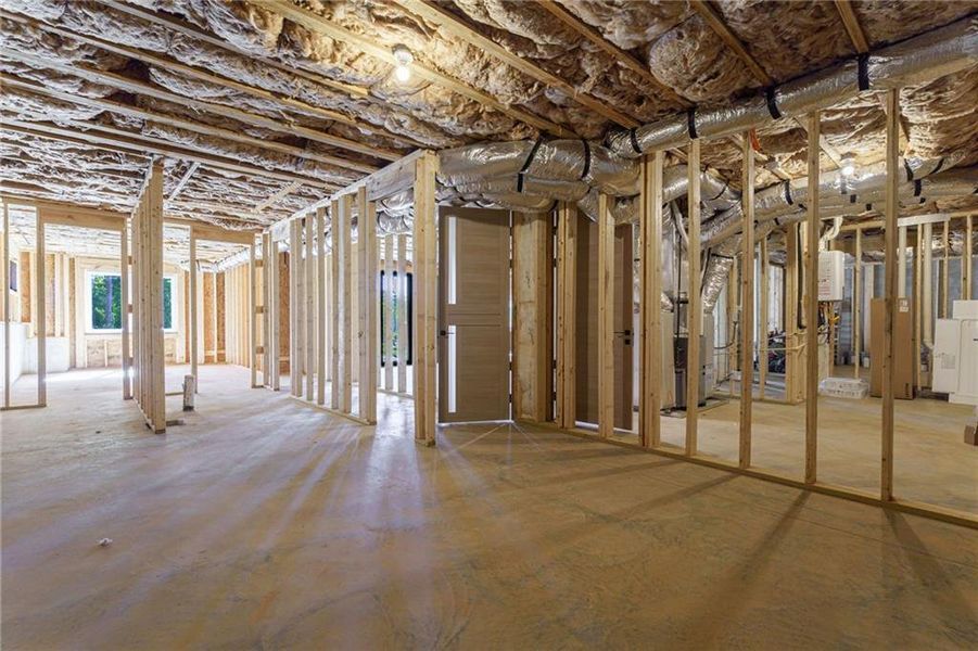 In-progress construction of a new home in , Cumming, GA (Image 109).