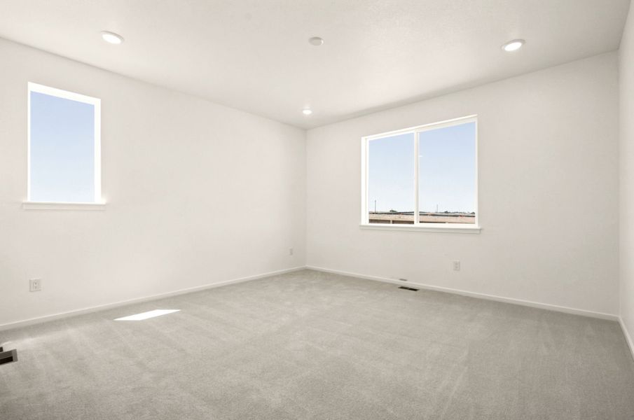 Spacious, unfurnished interior of a new home in Cordovan, Firestone (Image 29). Spacious, unfurnished interior of a new home in Cordovan, Firestone (Image 29).