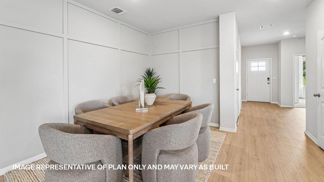 Furnished interior view inside a new home in Carillon, Manor (Image 9).