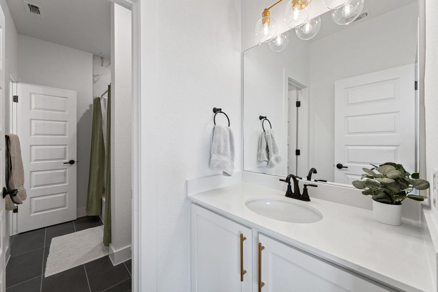 Furnished interior view inside a new home in , Austin (Image 23). Furnished interior view inside a new home in , Austin (Image 23).