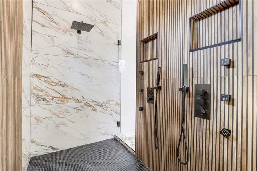 Close-up of interior finishes inside a home in , Atlanta (Image 17).