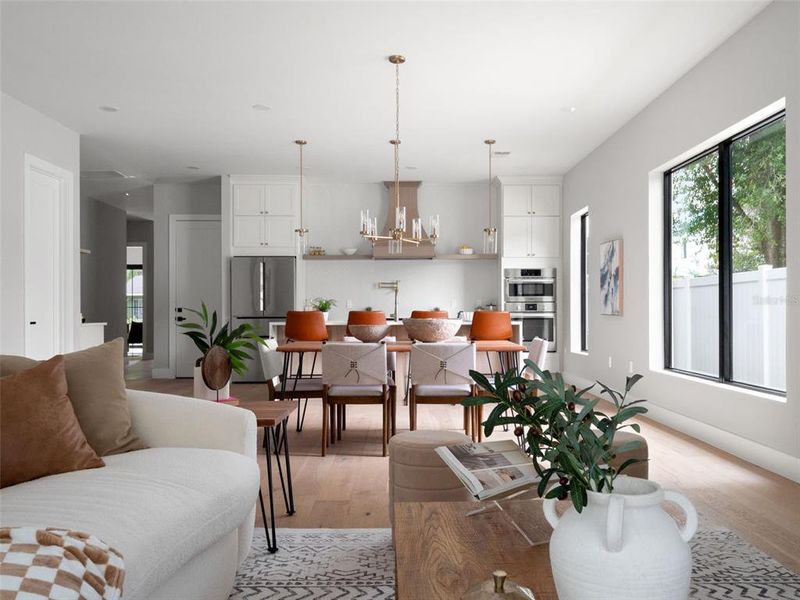 Furnished interior view inside a new home in , Orlando (Image 15).