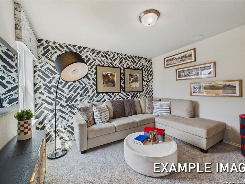 Furnished interior view inside a new home in Agave, San Antonio (Image 26).