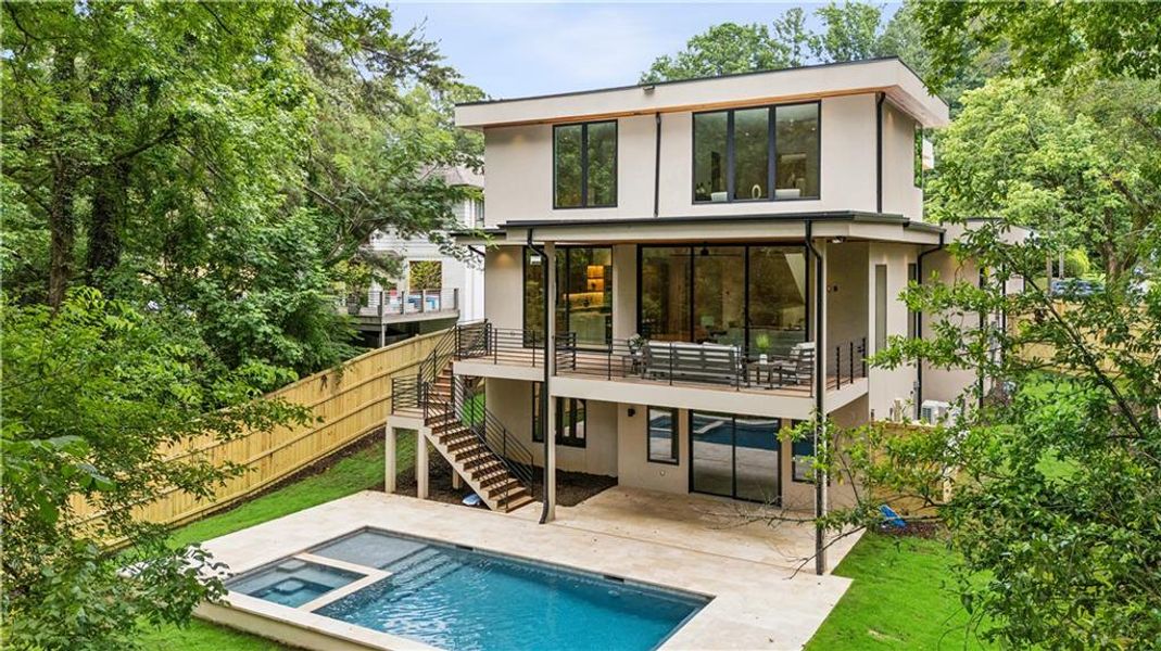 Exterior details and patio area of a home in , Brookhaven (Image 3). Exterior details and patio area of a home in , Brookhaven (Image 3).