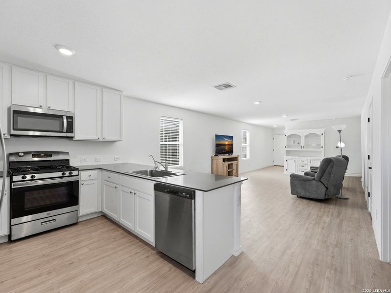 Furnished interior view inside a new home in Torian Village, San Antonio (Image 9).