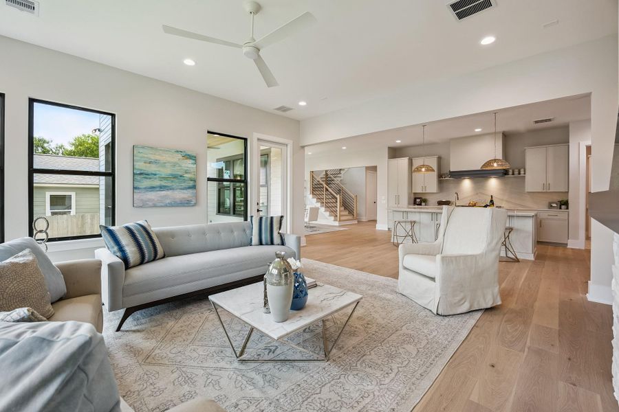 Furnished interior view inside a new home in , Houston (Image 16). Furnished interior view inside a new home in , Houston (Image 16).