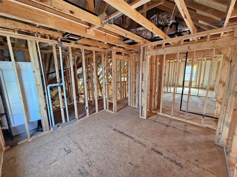 In-progress construction of a new home in Lexington Heights, Willis, TX (Image 8).