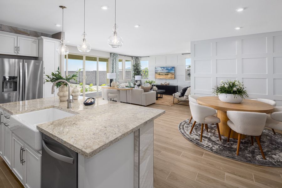 Representative furnished interior of a home built from the Irwin by Beazer Homes in Marbella at Windrose, Waddell (Image 19).