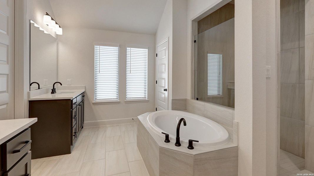 Furnished interior view inside a new home in Esperanza, Boerne (Image 17).