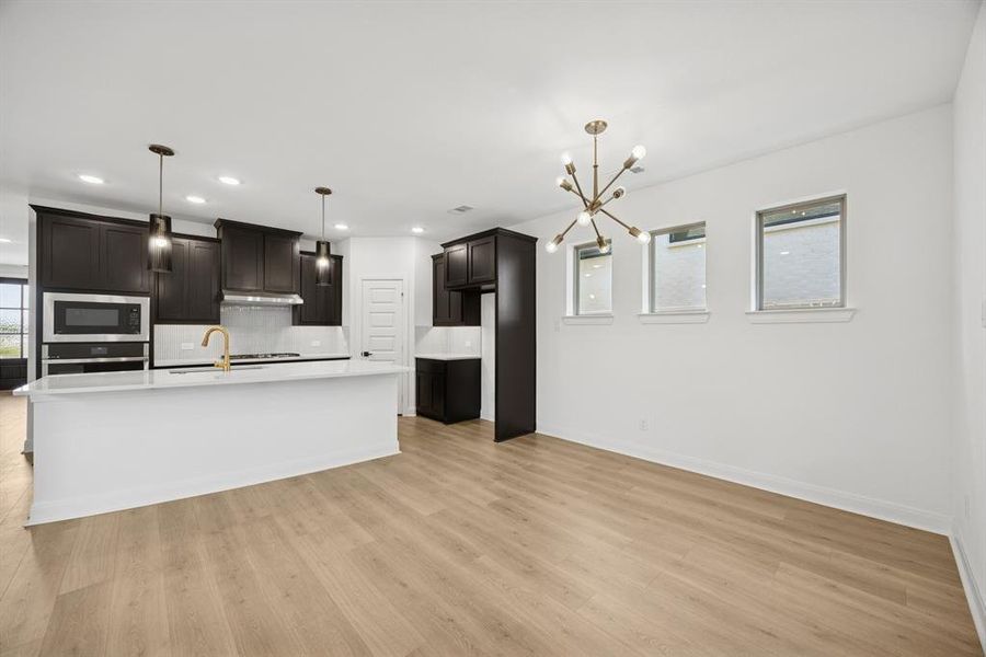 Furnished interior view inside a new home in Talia – Cottage Series, Mesquite (Image 3). Furnished interior view inside a new home in Talia – Cottage Series, Mesquite (Image 3).