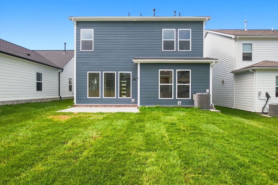 Exterior details and patio area of a home in Nexus – Park Collection, Gallatin (Image 4).