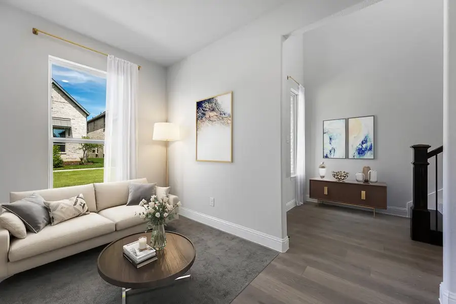 Furnished interior view inside a new home in The Ranch at Uptown Celina, Celina (Image 6).