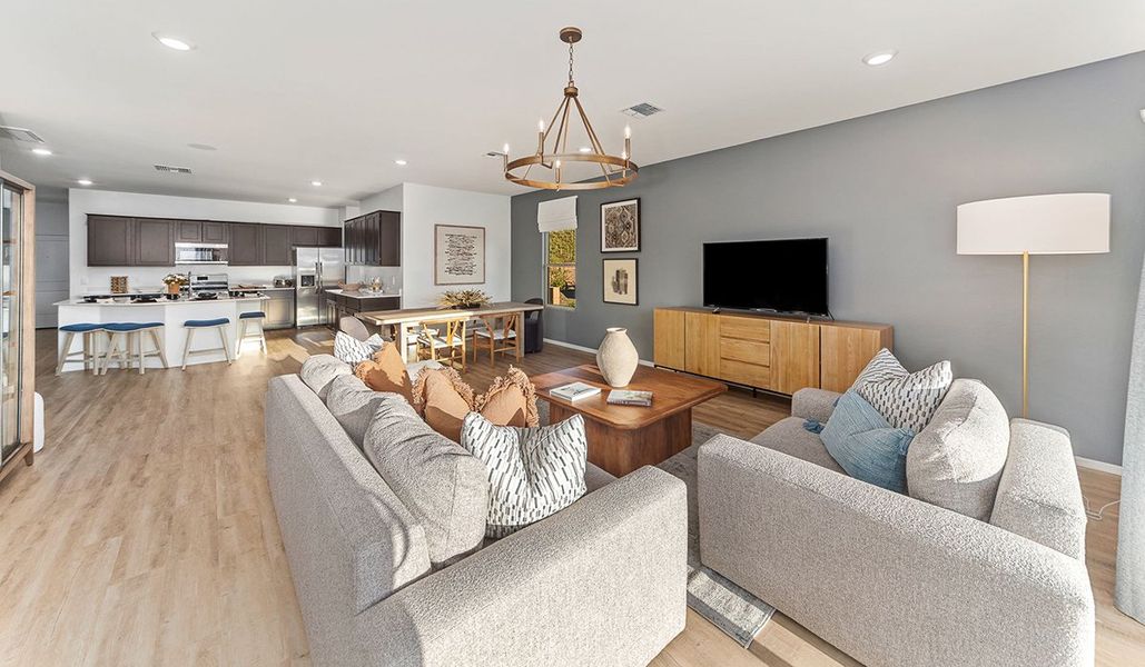 Furnished interior view inside a new home in Hanson Ridge, Vail (Image 12). Furnished interior view inside a new home in Hanson Ridge, Vail (Image 12).