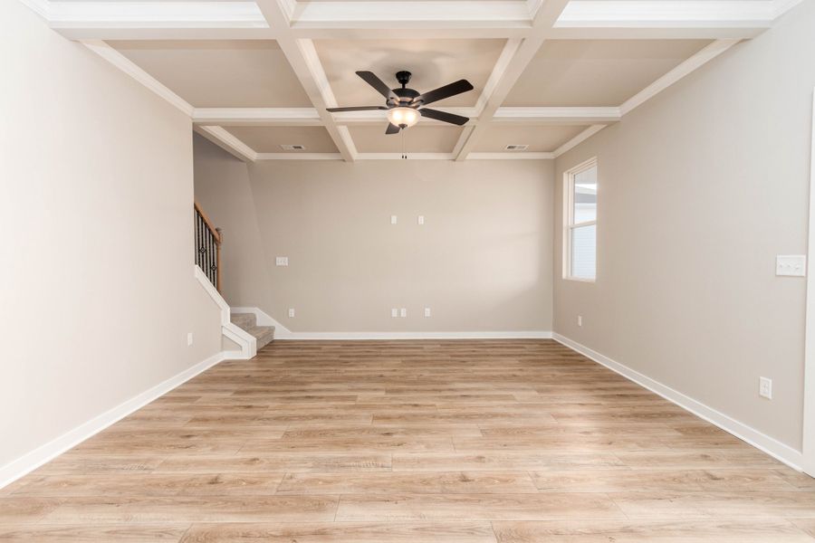 Representative unfurnished interior of a home built from the Cypress w/ Bonus Rm by Nason Homes in Woodland Farms, Dickson (Image 19).