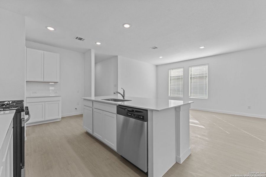 Furnished interior view inside a new home in , New Braunfels (Image 6). Furnished interior view inside a new home in , New Braunfels (Image 6).