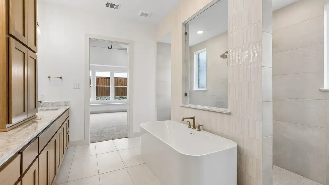 Representative furnished interior of a home built from the Colton by Southgate Homes in The Reserve at Watters, Allen (Image 11).